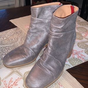Halmanera silver tone boots,made in Italy size 39